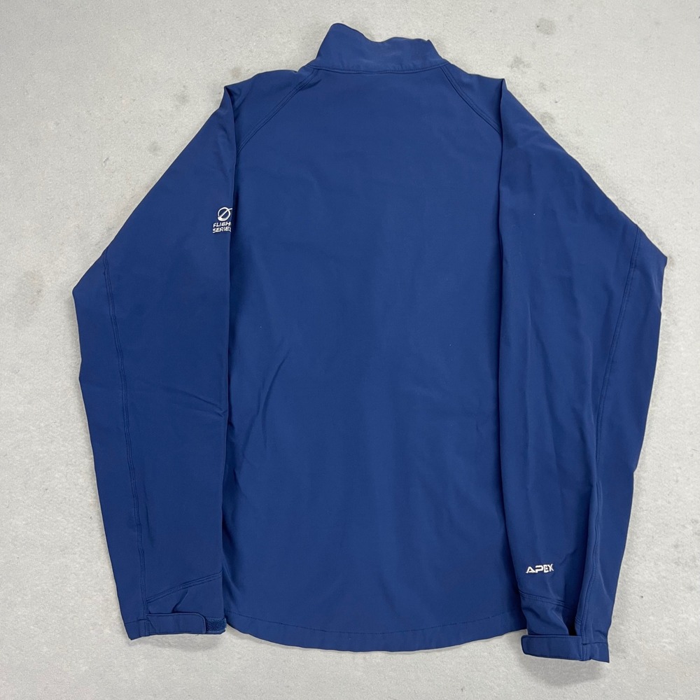 The North Face Jacket Mens L Blue Flight Series Apex Zip Softshell Windbreaker - Picture 2 of 7